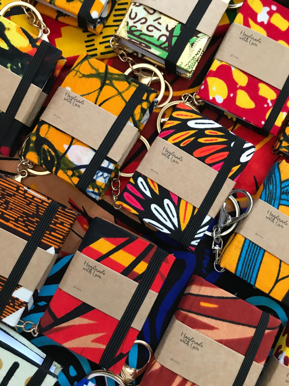 Mini Keychain Ankara Books (A8)