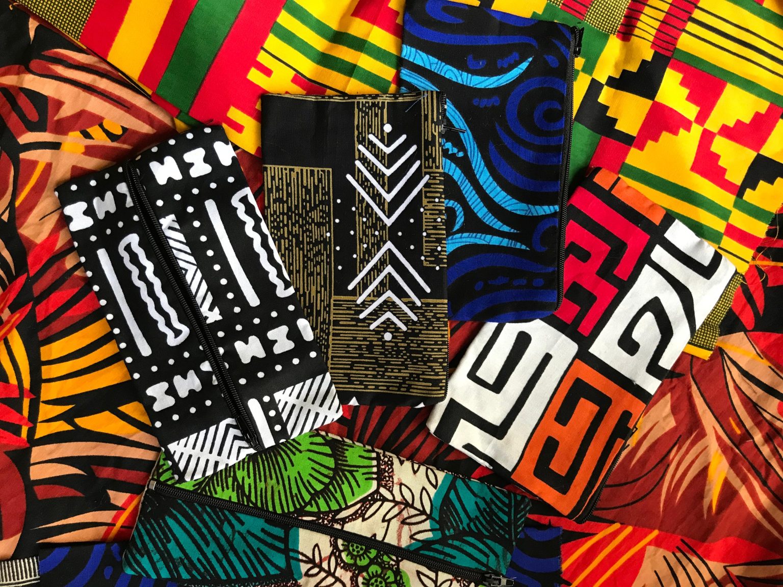 Ankara Pouches